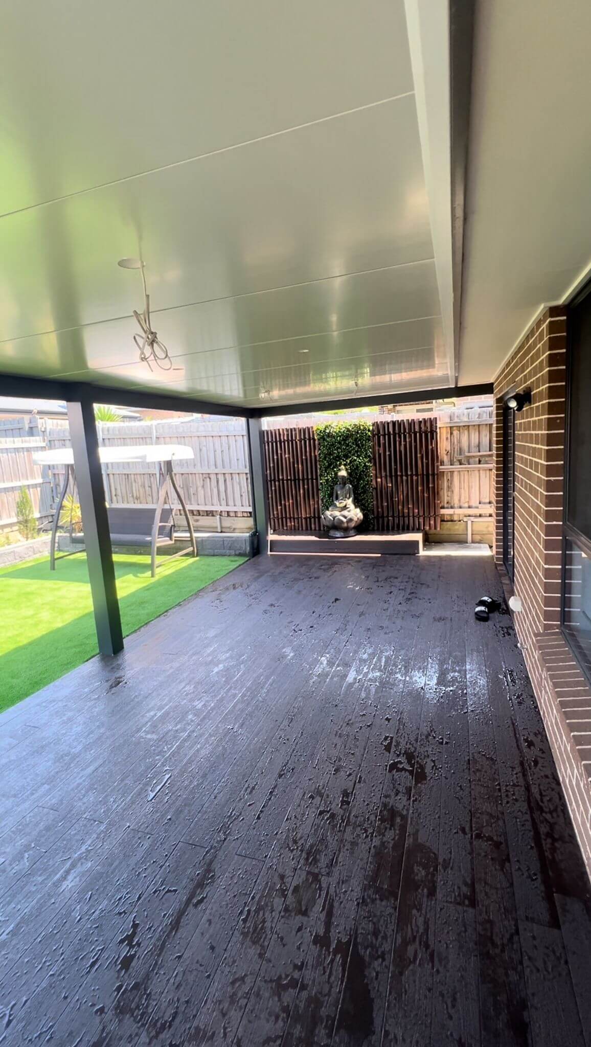 Premium synthetic grass and garden installation